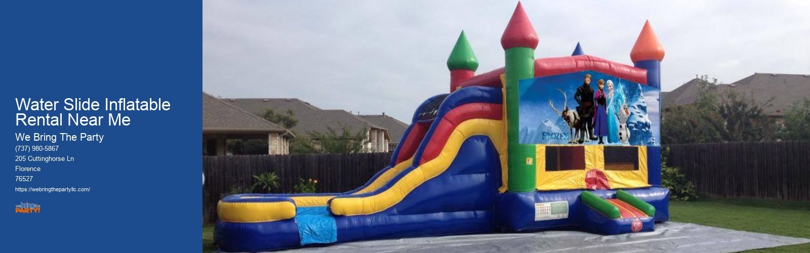 Water Slide Inflatable Rental Near Me